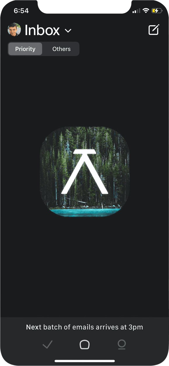 Image of Emailio application