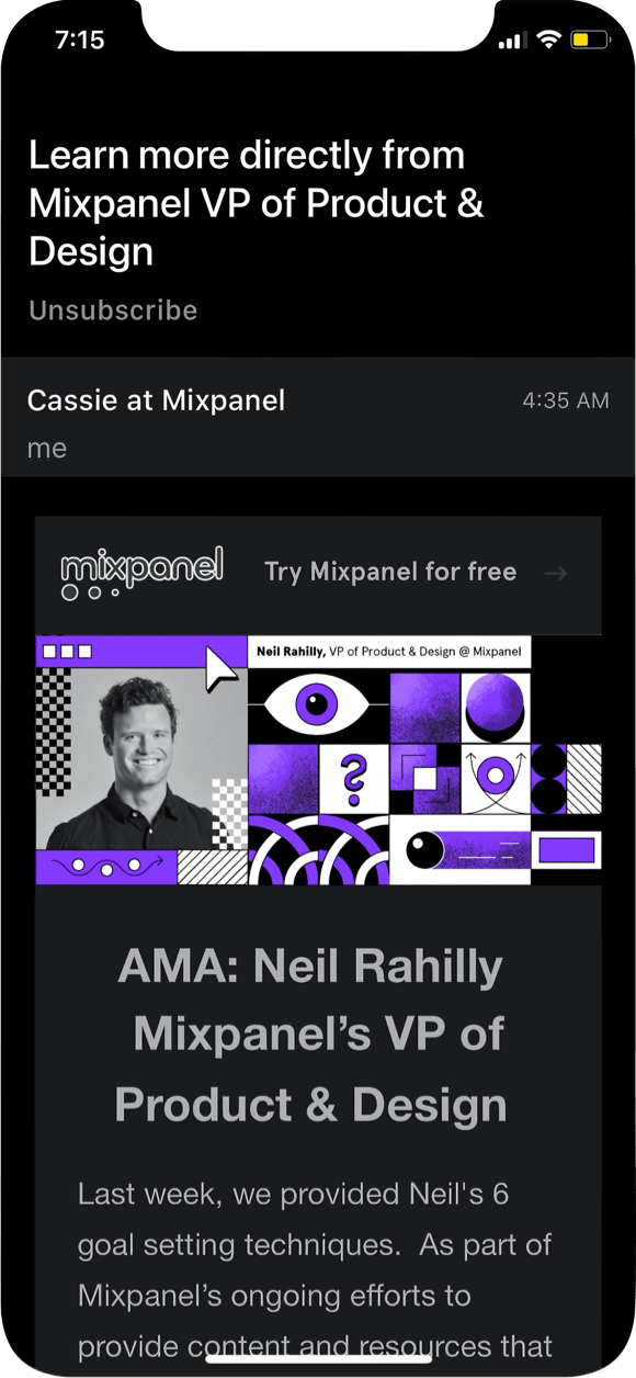 Image of Emailio application